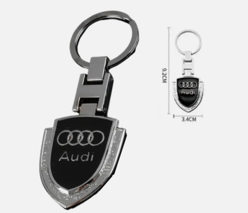 Portachiavi auto audi metallo - portachiavi,