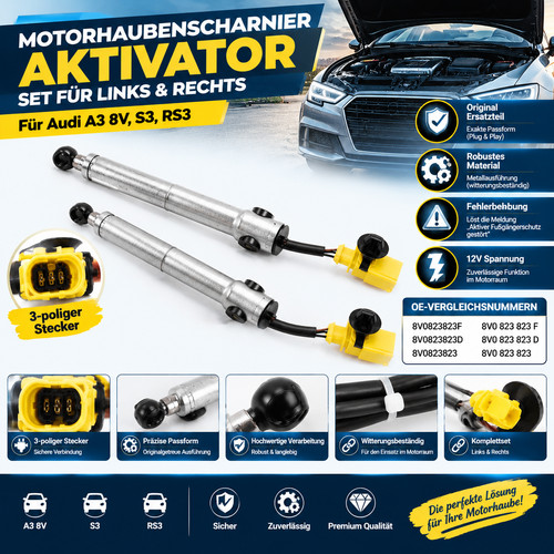 Attuatore protezione pedoni - 2x,